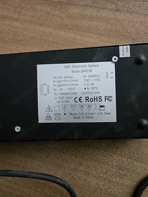 Vorschaltgerät für UV Lampe