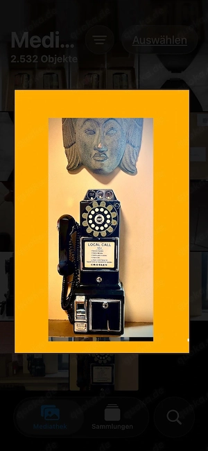 Wall Phone mit Münzeinwurf  1:1 Repro 