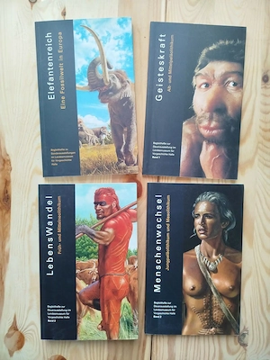 Kataloge zur Dauerausstellung im Landesmuseum Halle (alle 4)