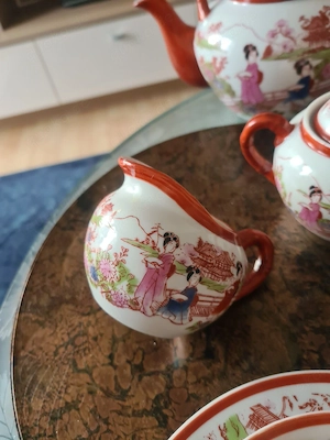 Teeservice, China ,,Brücke"