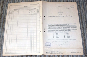 Alte Belege Deutschland 1853 bis 1924