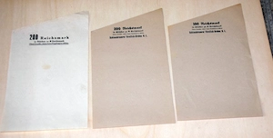 Rollenpapier für Münzen aus dem DR