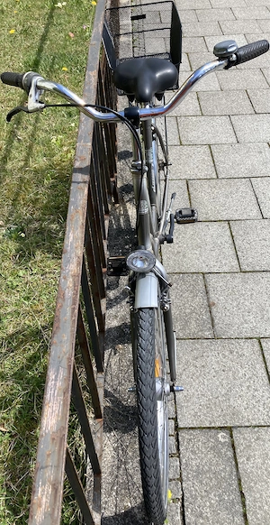 Stadtfahrrad Bavaria Line Lizzard für Damen, 26 Zoll, Nabenschaltung, Nabendynamo, Korb, Beleuchtung Bild 3