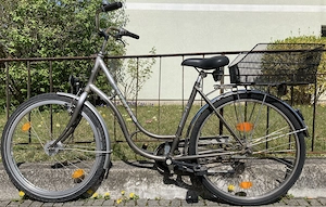 Stadtfahrrad Bavaria Line Lizzard für Damen, 26 Zoll, Nabenschaltung, Nabendynamo, Korb, Beleuchtung Bild 5