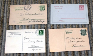 Königreich Bayern   7 Briefe - 21 Karten