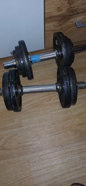 Hallo ich verkaufe  mein hantelen