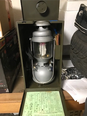 Petroleum lampe von der bw 