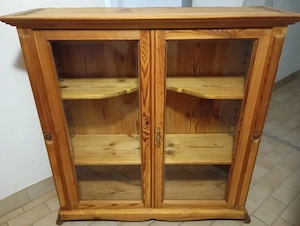 antike Vitrine Vitrinenaufsatz 