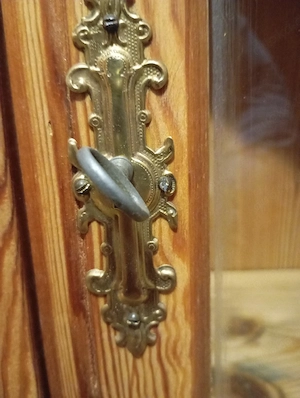 antike Vitrine Vitrinenaufsatz  Bild 3