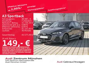 Audi A3 35 TFSI S tronic S line Pano/AHK/Hu