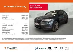 Skoda Karoq 1.5 TSI DSG CLEVER +CANTON +LED +CARPLAY +SHZ +17