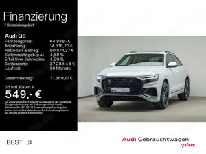 Audi Q8 45 TDI qu. 3 x S line black Air, Pano, AHK