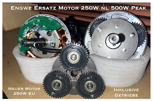 Engwe ersatz Motor EU Versio 250W nl 