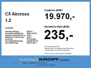 Citroen C5 Aircross 1.2 Tempomat,Navi,Rückfahrkamera Bild 4