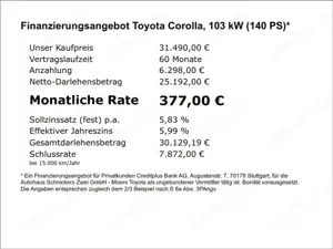 Toyota Corolla TS+TEAMPLAYER+TEC-P+MODELL2026+AKTIONSWARE Bild 4