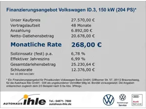 Volkswagen ID.3 Pro Performance 58kWh ACC+R-FAHRKAMERA+HUD Bild 2