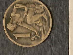 Münze Münzen Umlaufmünze Tschechoslowakei 1 Krone 1964