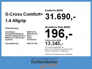 Suzuki S-Cross Comfort+ 1.4 Allgrip Nav*Klima*PDC*SHZ Bild 4