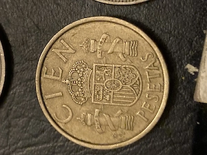 Umlaufmünze Spanien 100 Pesetas 1986