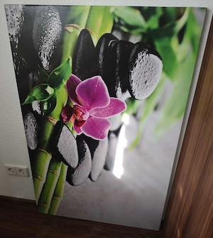 Wandbild Orchidee unbenutzt 