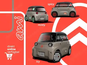 Citroen Ami NEU! inkl. Farbpaket (icy weiß oder spicy rot)