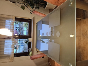 Eßzimmertisch Glas
