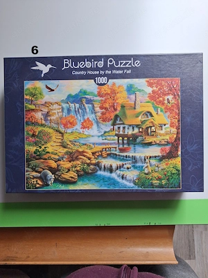 Puzzle 1000 Teile, Bluebird: Country House