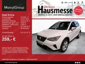 SEAT Arona 1.0 TSI DSG FR Navi LED PDC SHZ AAC Alu