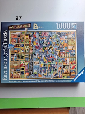 Puzzle 1000 Teile, Ravensburger: Awesome Alphabet B