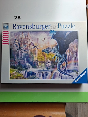 Puzzle 1000 Teile, Ravensburger: Drachenschloss