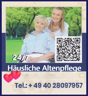 Vierlanden und Marschlanden Senioren und Dementen Betreuung Privat häusliche Betreuung 24h Pflege 