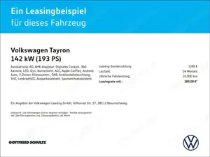 Volkswagen Tayron 2.0 TDI 4M DSG LED NAVI AHK KAMERA SHT PDC LM ZV Bild 2