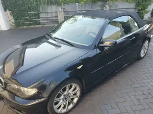 BMW 318 318i Cabrio schwarz  M-Paket Voll Leder beiges eVe Bild 3