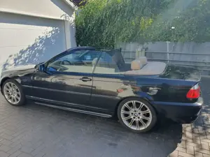 BMW 318 318i Cabrio schwarz  M-Paket Voll Leder beiges eVe Bild 5