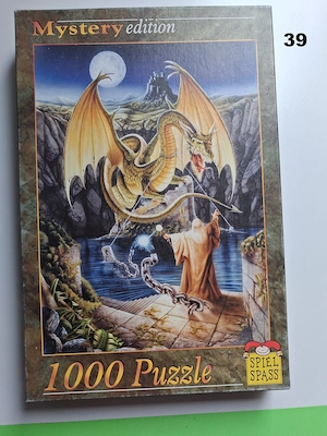 Puzzle 1000 Teile, Spielspass: Befreiung des Drachen