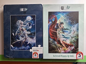 2 Puzzle von Kazuha Fukami, 1x Blechbox