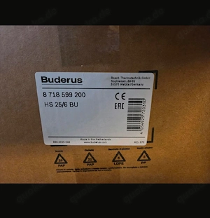 Buderus HS 25 6 Pumpengruppe 