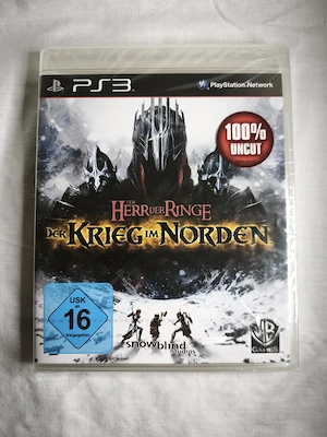 Neu | Der Herr der Ringe - der Krieg im Norden Playstation 3 | Ps3. 