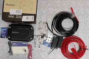 Renogy 40A DC DC Lade Booster Neu mit Einbaumaterial 