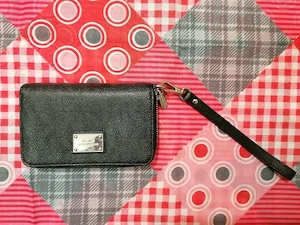 Michael Kors Jet Set Travel Geldbörse   Clutch   Schwarz