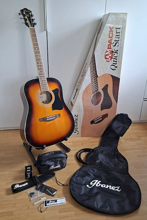 Ibanez V50NJP-VS Jam Pack inkl. RockJam Gitarrenenständer und Buch