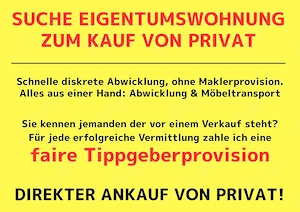 Wohnung gesucht   Tipp geben & Provision sichern!