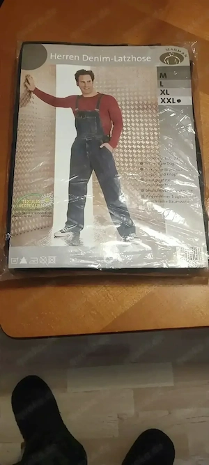 Herren Demin Latzhose XXL