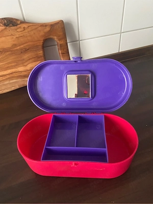 Schmuckkästchen Kinder mit Spiegel im Deckel und Extra-Fach Bild 2