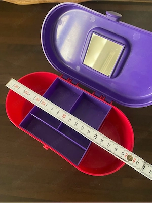 Schmuckkästchen Kinder mit Spiegel im Deckel und Extra-Fach Bild 5