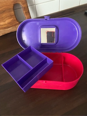 Schmuckkästchen Kinder mit Spiegel im Deckel und Extra-Fach Bild 3