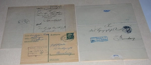 Belege - Dokumente Bernburg 1880 bis1950 