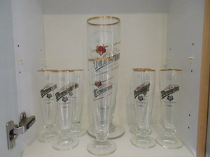 Wernesgrüner Biergläserset zu verkaufen.