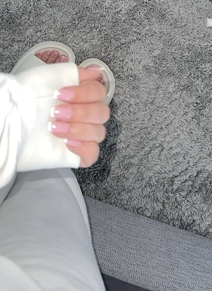 Fußbilder und Sockenverkauf