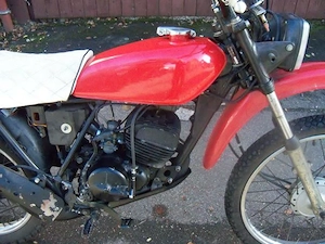 Suzuki TS 125 Enduro 2 Takter Bastler Sammler Objekt Bild 4